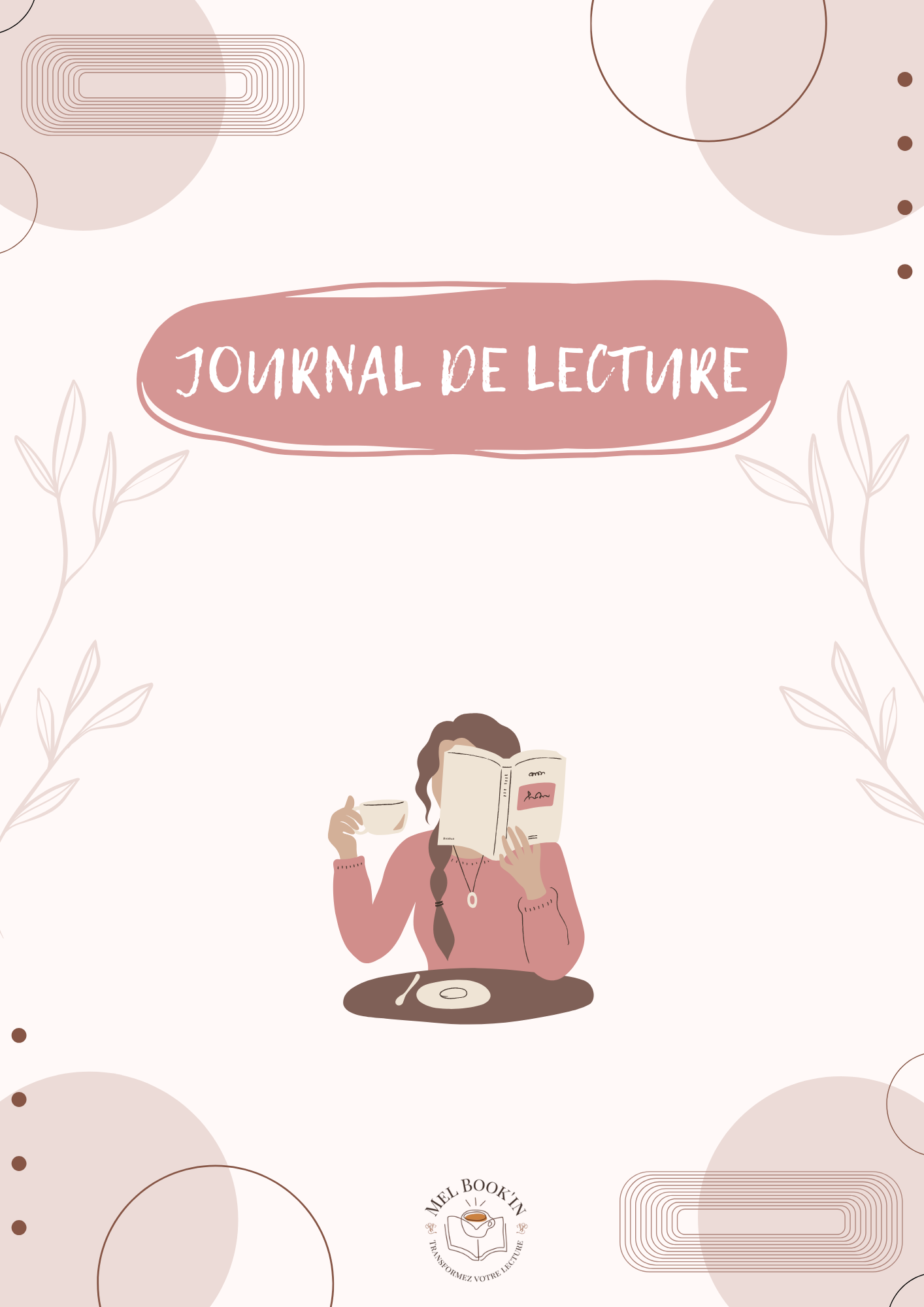 Journal de lecture à imprimer - "Cozy"